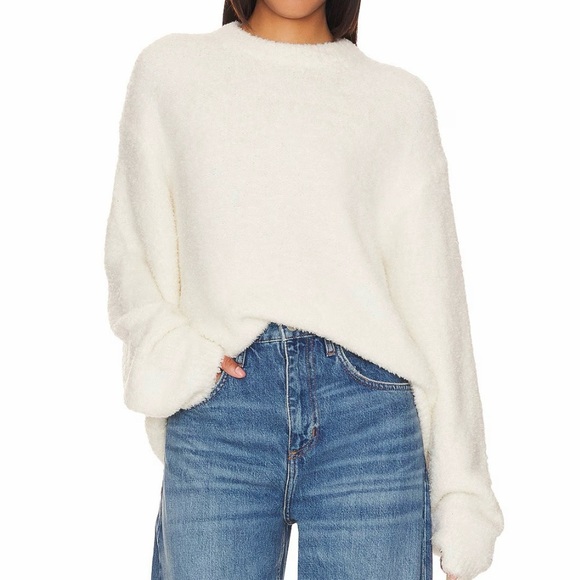 Pistola Alpine Cozy Crew Neck Sweater in Ivory - Picture 1 of 5